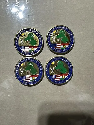 Operation Inherent Resolve Challenge Coin Erbil Iraq - USMC - Lot Of 4 • $14.74
