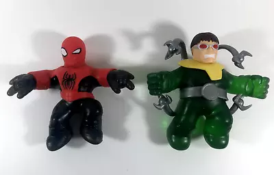 Lot Of 2- Heroes Of Goo Jit Zu Marvel Spider-Man And Doc Ock Figures • $19.99