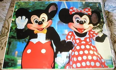 Mickey Minnie Mouse Color Print 16  X 20  Walt Disney Sold As Is • $20