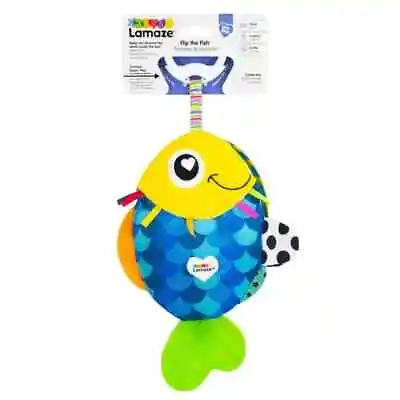 Lamaze Flip The Fish Clip Toy - Sensory & Teething Fun For Babies 0-24m • £12.99