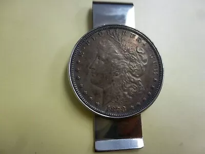 1878 Morgan Silver Dollar Money Clip • $75