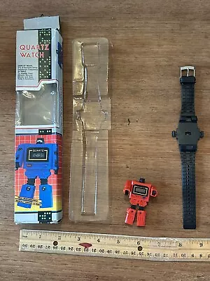 Vintage Quartz Watch Red Robot Transformer - Bootleg - Untested - Read Desc. • $99.99