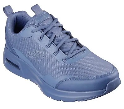 Skechers Shoes Men Sport Air Cushion Court Blue Memory Foam Mesh Comfort 232647 • $59.99