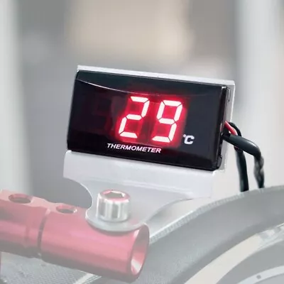 Motorcycle Water Temperature Gauge Thermometer/Fahrenheit Meter Red-56.4x27x11mm • $16.08