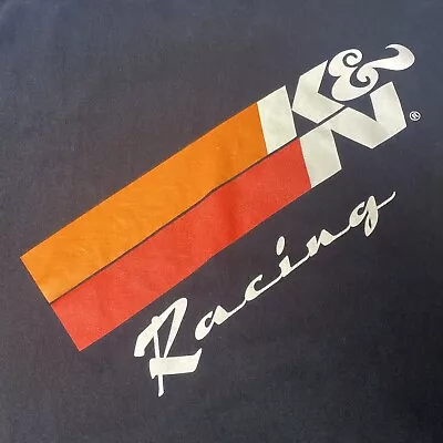 K & N  Racing Shirt Vintage Unknown Size See Measurements  Motorcycle Oil Filter • $18.95