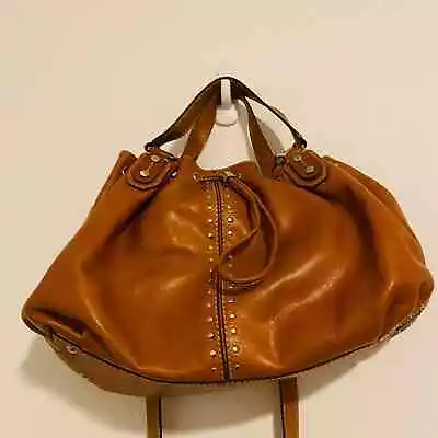 Michael Kors Astor Tote Bag Shoulder Bag Drawstring Cognac • $100