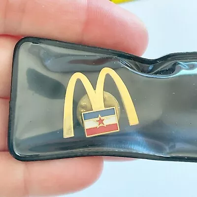 McDonald's Flag Of Yugoslavia Enamel Lapel Pin Push Pin • $6.28