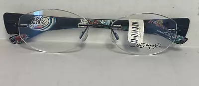 Ed Hardy  Drillmount Eyeglasses Rhinestone Ehl818 New Koi/waves/lady • $30