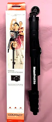 Manfrotto Monopod COMPACT Aluminum 5-stage Black  MMCOMPACT-BK *Brand New* • $42.40