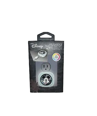 Disney Mickey Mouse USB Charging & Touch LED Nightlight - Color Changing - NEW • $21