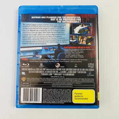 $29.95 • Buy Justice League: Doom Blu-ray Region B VGC Animated Original Movie Comics