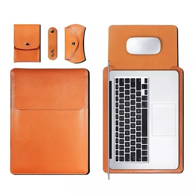 Waterproof Scratch Resistant Accessories Sleeve Bag Case Leather Laptop Cover • $23.65