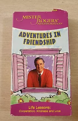 Mister Rogers Neighborhood: Adventures In Friendship (VHS 2005) Used  • $7.99