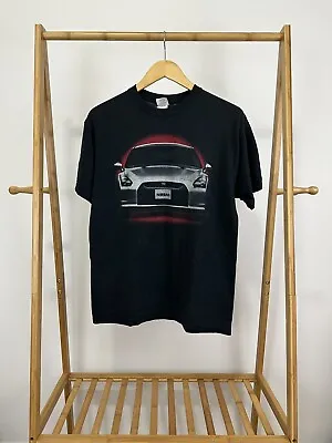 VTG Nissan GT-R Promo Launch Doubled Sided Race Import Fast Black T-Shirt M • $179.95
