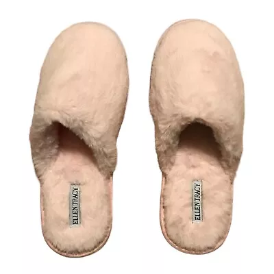 Ellen Tracy Women’s Light Pink Soft Memory Foam House Clog Slippers Size 9 Large • $17.89