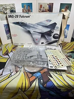 Testors Fujmi 1/72 MiG-29 ‘Fulcrum’ Vintage Model Kit 343 - NIOB PARTS SEALED • $15