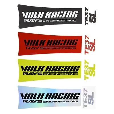 Full Set 8pcs Volk Racing TE37 SL Rays Engineering Wheel Rim Decal Sticker Kit • $18.07
