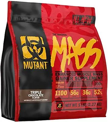Mass Weight Gainer Protein Powder Build Muscle Size Strength Triple Chocolate • $47.58