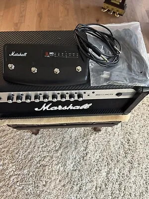 Marshall MG100HCFX Guitar Amplifier 100 Watt 4 Channel Head With Pedal & Cables • $395