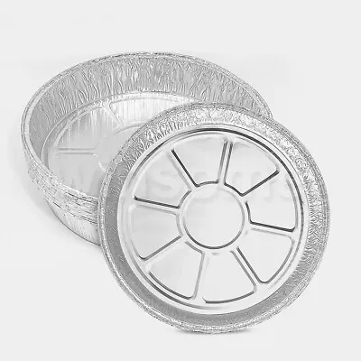 £10.99 • Buy 27 Foil Flan Cases Plates Baking Pie Dish Oven Tin Takeaway Food Container