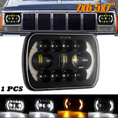 7X6 5x7 LED Headlight Hi-Lo DRL Running Light For Mack RD CH SFA MS300P CH600 • $37.99
