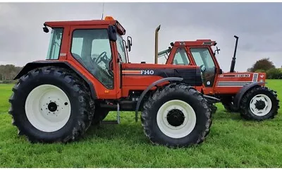 Fiat 110-90 Fiatagri F140 Tractor Poster Brochure A3 (A2/A1 On Request) • £5.95