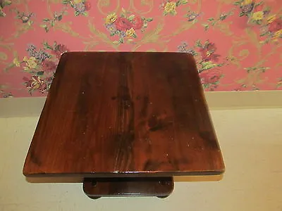 $99.99 • Buy Ethan Allen Antiqued Tavern Pine Collection Square Pedestal Table 12 8001