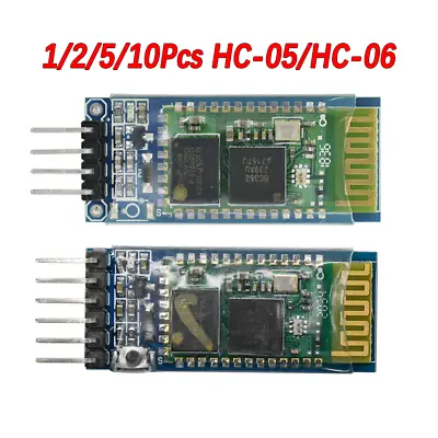 1-10PCS HC-05 HC-06 Wireless Bluetooth Transeiver RF Master Module For Arduino • $62.49