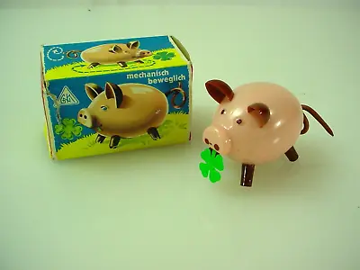 Vintage Kohler Mechanical Wind Up Walking Pig Toy Germany With Box • $26