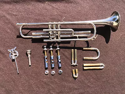 RARE VINTAGE ALTO Eb TRUMPET BY KUHNL & HOYER - GREAT PLAYER! • $550