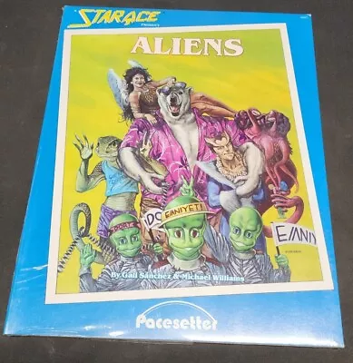 Aliens (Star Ace) Pacesetter RPG 1985 Gali Sanchez Michael Williams Sealed • $14.95