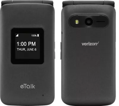 Verizon ETalk KAZ-F019 Unlocked Gray Basic 4GB • $74.99