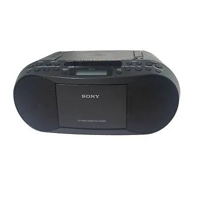 Vintage Sony CFD-S70 Cassette CD Boombox Stereo Radio: Groovy With Retro Sound! • $63.74