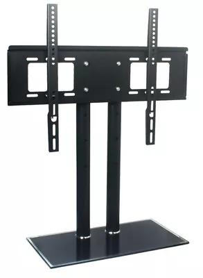 Compatible With Panasonic TH-40DX600U  Table Top High Gloss Glass TV Stand Black • £54.99