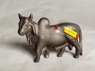 Vintage Lincoln Park Zoo Chicago Souvenir Metal Figurine Ongole Or Brahman Bull • $18