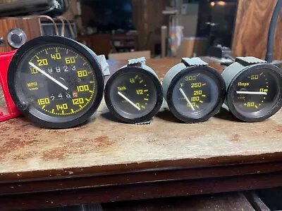 4 VDO Gauges For Bricklin SV1 Speedometer Fuel Amps Temperature • $375