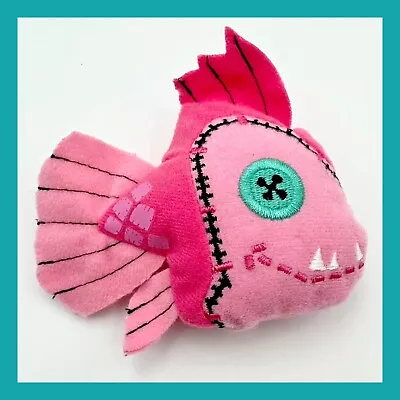 ❤️Monster High Lagoona Blue PET NEPTUNA Pink Fish 4” Plush Mattel 2009 HTF❤️ • $49.98