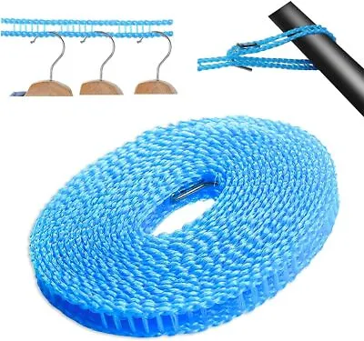 £5.99 • Buy Washing Line,5 Meters Clotheslines Portable For Home Camping Traveling(Blue)