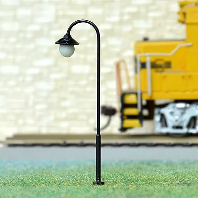 £5.99 • Buy 5 X HO OO Gauge Model Train Lamps Railway Lamp Posts Led Street Lights #Y0911