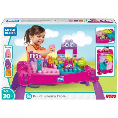 Mega Bloks Build N Learn Table Pink • $114.31