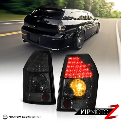 Dodge MAGNUM 2005-2008 VIVID LED Smoke Chrome Tail Lights Lamps Rear Brake Pair • $132.95