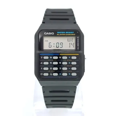 £295 • Buy Nos Casio Ca-55 Calculator Wr Alarm Chrono Vintage Digital Watch Korea 1984