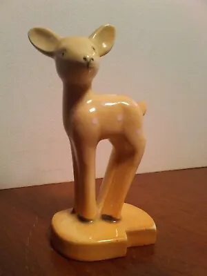 Vintage CALIFORNIA Pottery Metlox Baby Deer/Fawn Figurine 4  Tall • $24.99