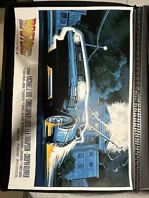 Back To The Future Paul Mann Version A Screen Print Poster Not Mondo Bng • $112