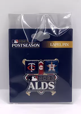 2023 ALDS - MINNESOTA TWINS VS. HOUSTON ASTROS Collector Postseason Label Pin 🔥 • $22.49