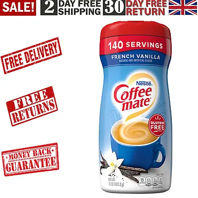 £12.49 • Buy Nestle Coffee-Mate French Vanilla Suitable For Vegetarians (425g)