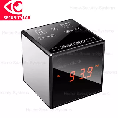$245 • Buy Home WIFI Alarm Clock Camera Bluetooth Wireless Security LIVE VIEW 1080P