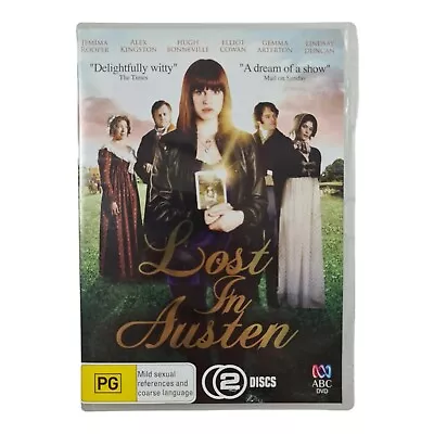 Lost In Austen DVD - 2 Disc Set - Jemima Rooper - Region 4 - TRACKED POST • £8.11