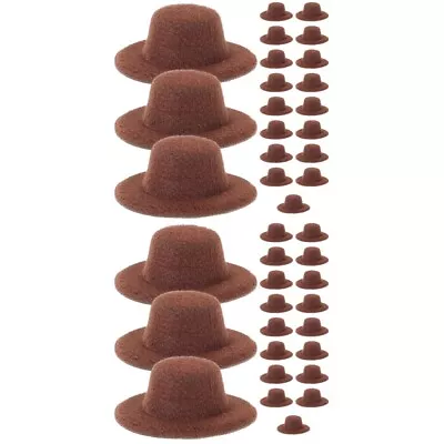  40 Pcs Mini Hat Cloth Child Black Fedora Hats For Women Steampunk • $10.72