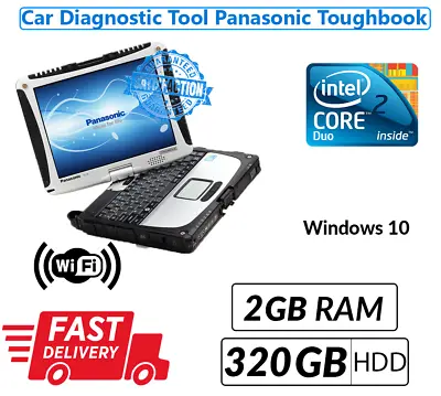 £300 • Buy CHEAP PANASONIC TOUGHBOOK CF19 MK3@1.20GHz LAPTOP 2GB RAM 320GB HDD WIN 10 WiFi